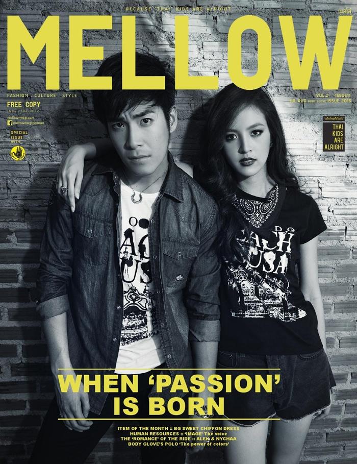 อาเล็ก ธีรเดช & ณิชา ณัฏฐณิชา @ Mellow Magazine vol.2 issue 11 July-August 2015
