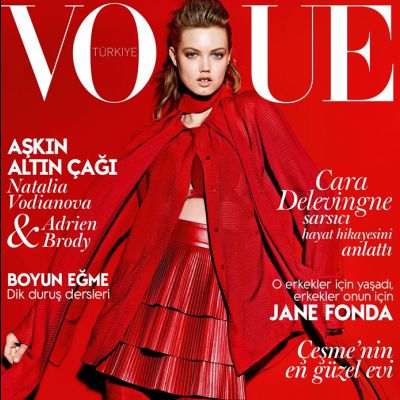 Lindsey Wixson @ Vogue Türkiye August 2015