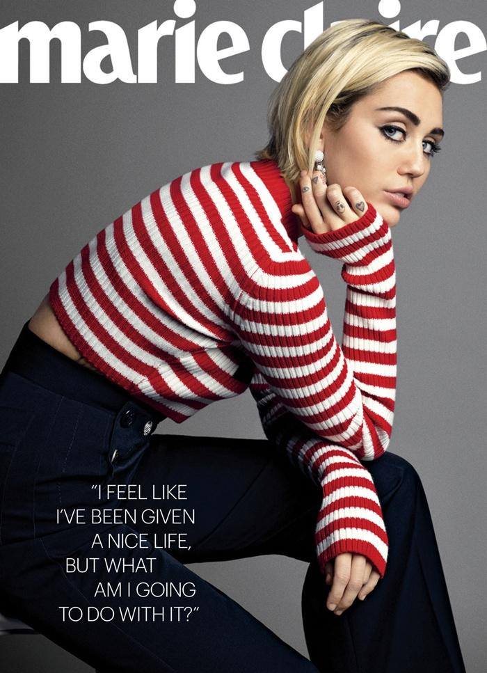Miley Cyrus @ Marie Claire US September 2015