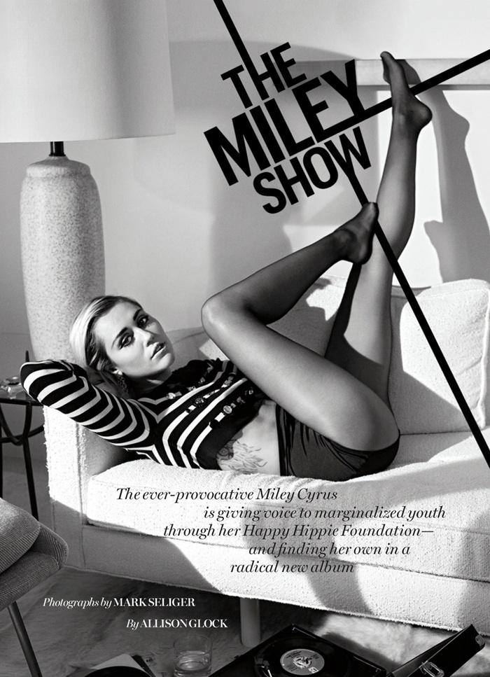 Miley Cyrus @ Marie Claire US September 2015