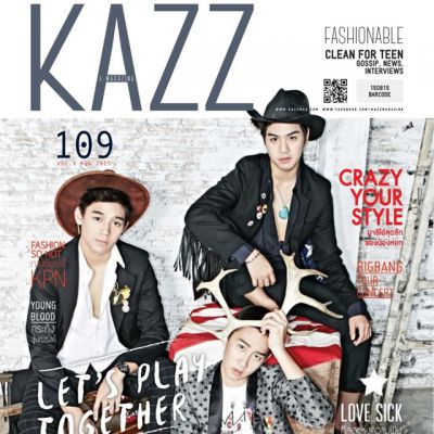 ไวท์-กัปตัน-เงิน @ KAZZ vol.9 no.109 August 2015