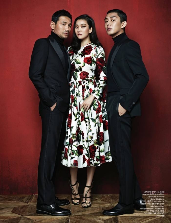 Jang Yoon Joo, Hwang Jung Min & Yoo Ah In @ Harper’s Bazaar Korea August 2015