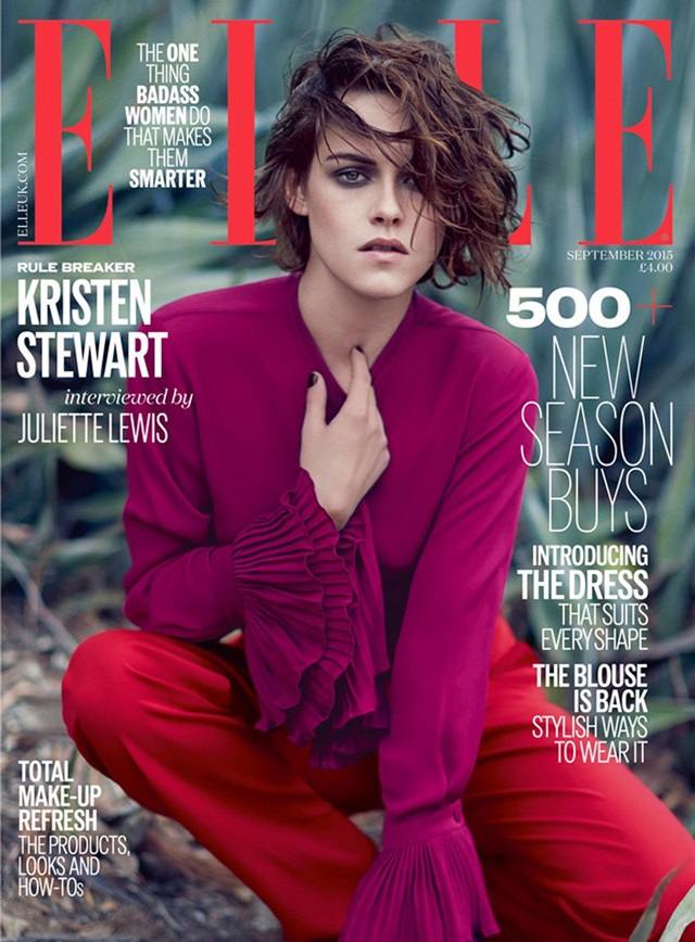 Kristen Stewart @ Elle UK September 2015