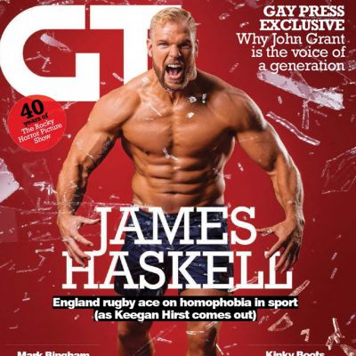 James Haskell @ Gay Times UK September 2015