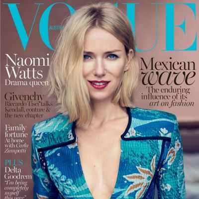 Naomi Watts @ Vogue Australia October 2015