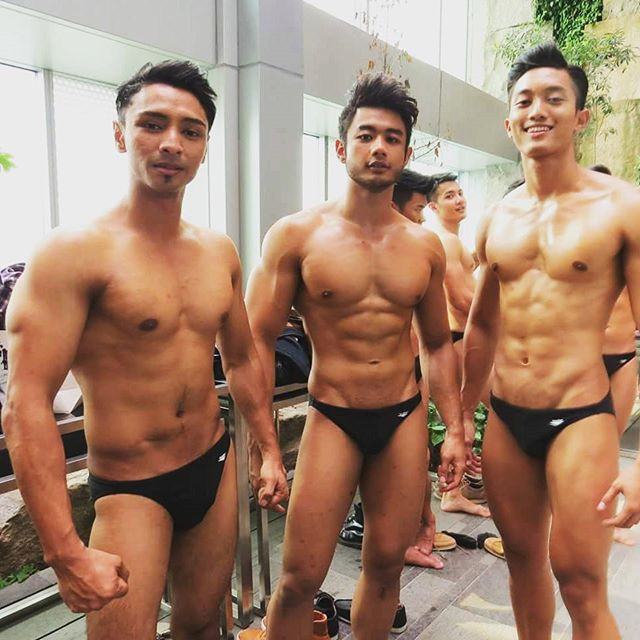 หนุ่มๆ Manhunt Singapore 2015