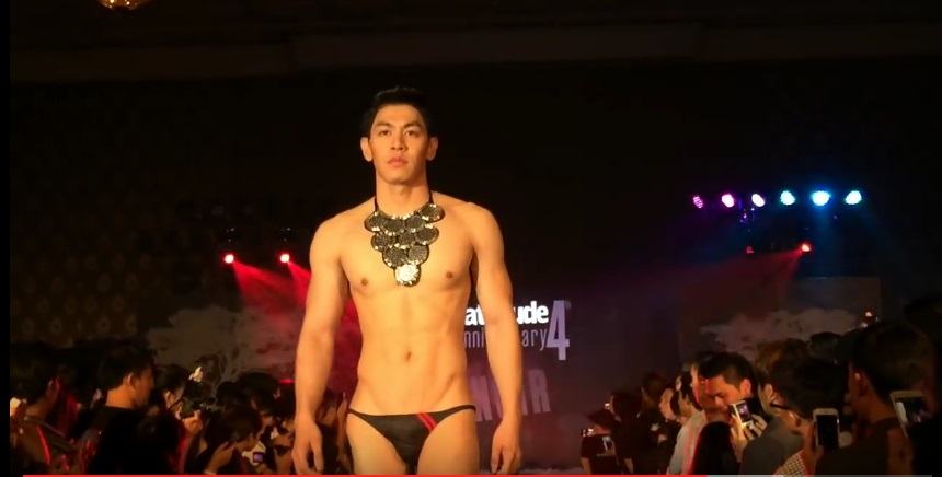 ซูมเข้าไปใกล้ๆ นายแบบไทย งานAttitude Party