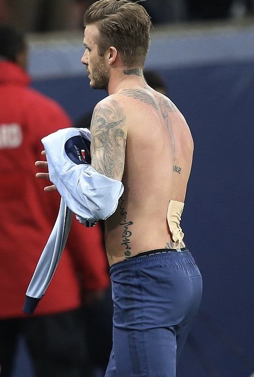 David Beckham มองด้านหลังยังเซ็กซี่