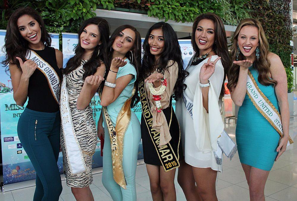 นางงามทั่วโลกเดินทางถึงไทย ในการประกวด Miss Grand International 2012