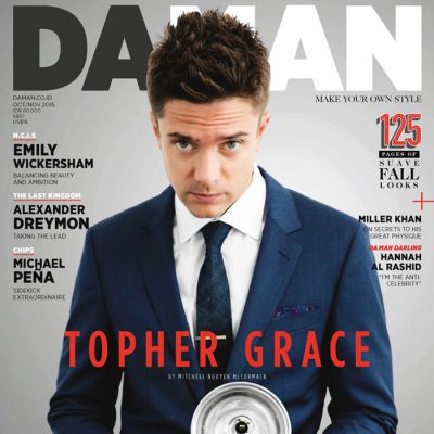 Topher Grace @ Da Man Magazine October2015