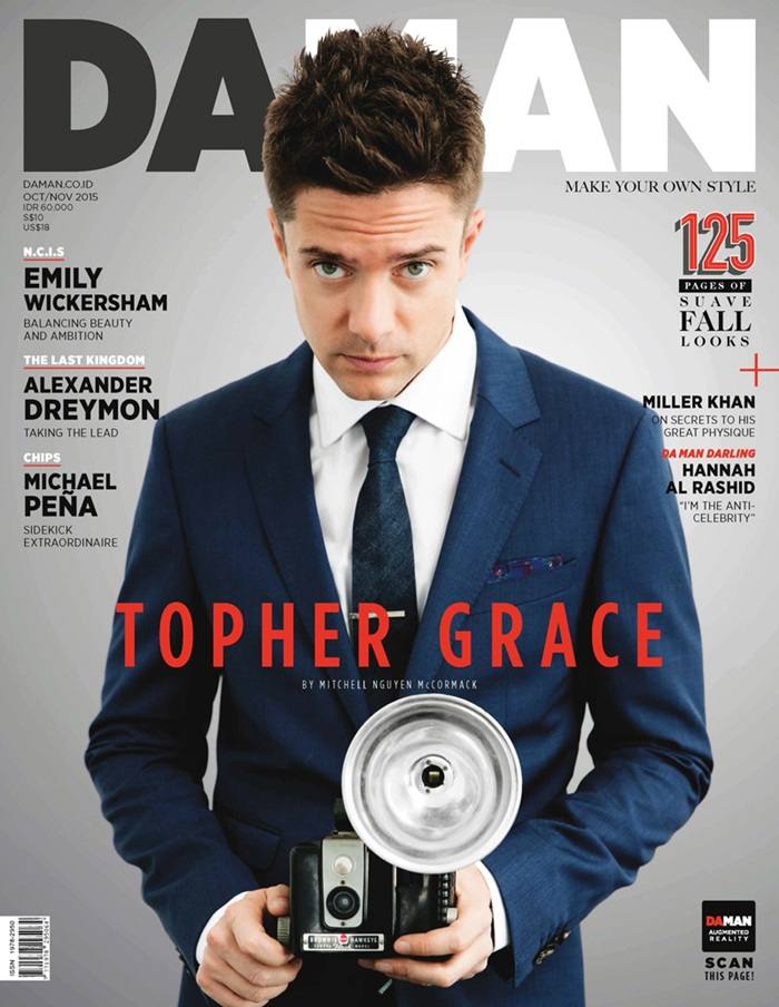 Topher Grace @ Da Man Magazine October2015
