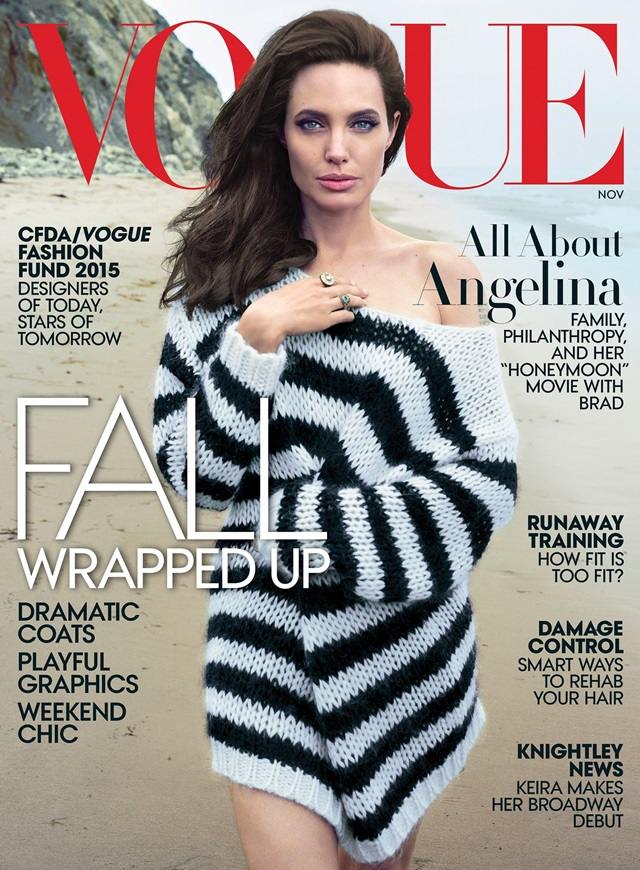 Angelina Jolie @ Vogue US November 2015