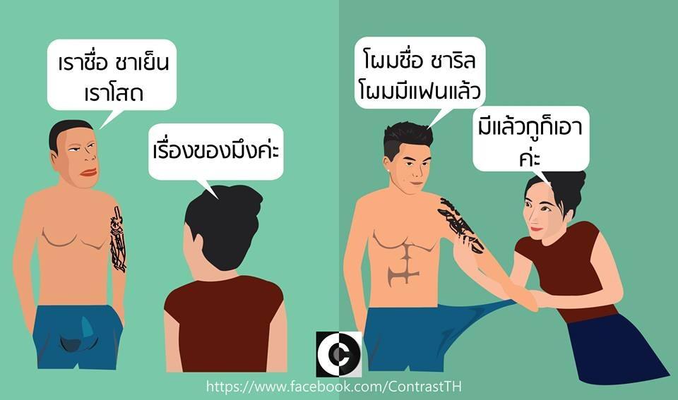 การ์ตูนเสียดสีสังคม