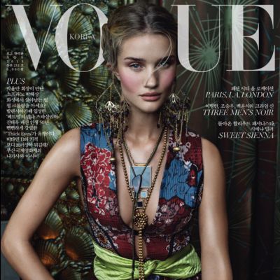 Rosie Huntington Whiteley @ Vogue Korea November 2015