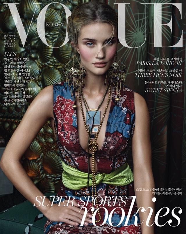 Rosie Huntington Whiteley @ Vogue Korea November 2015