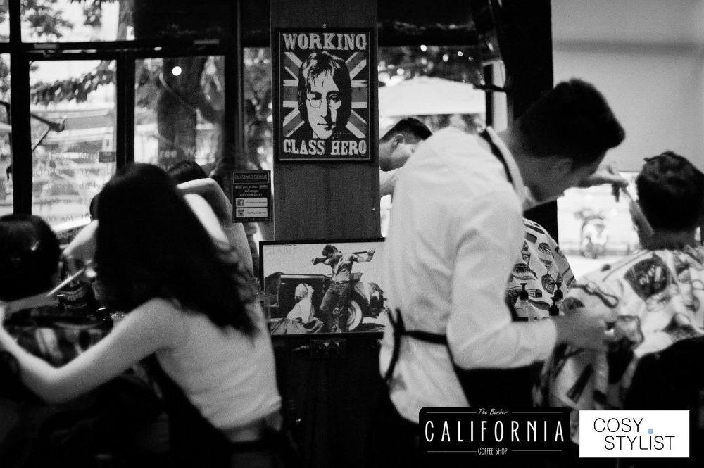 california barber & coffee shop at chiangmai