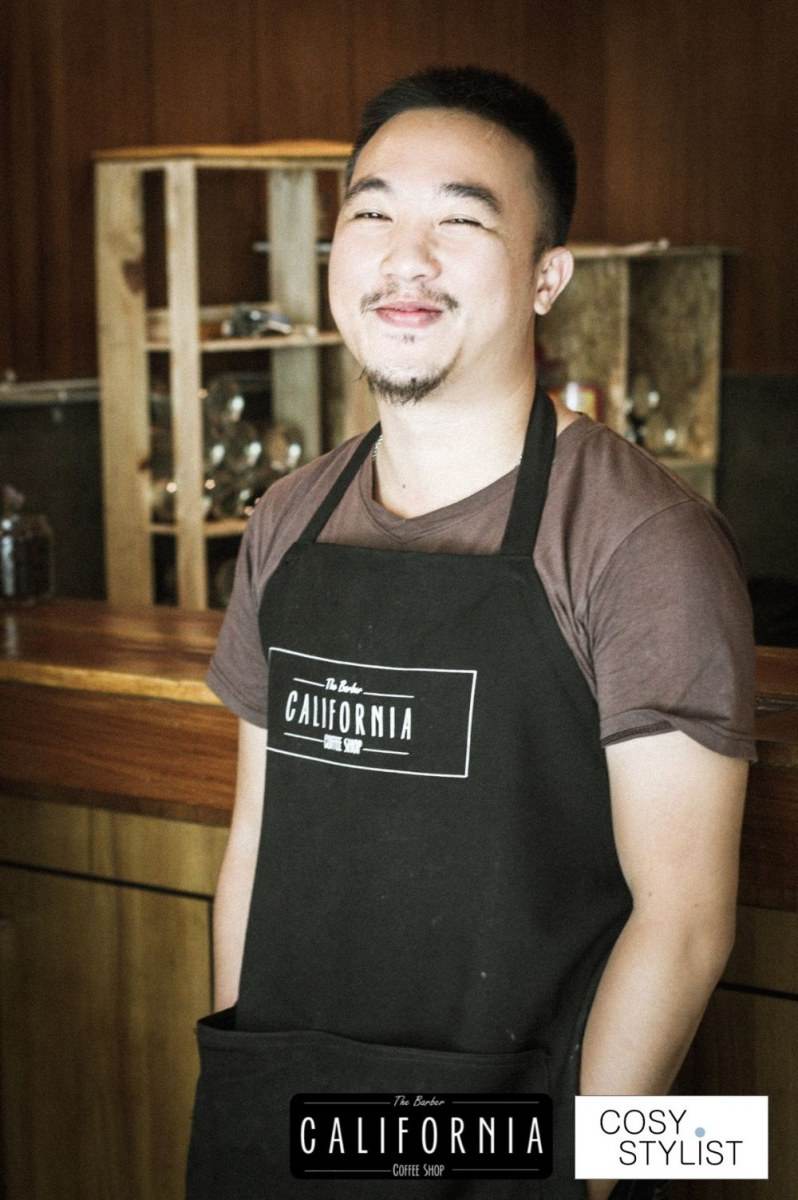 california barber & coffee shop at chiangmai