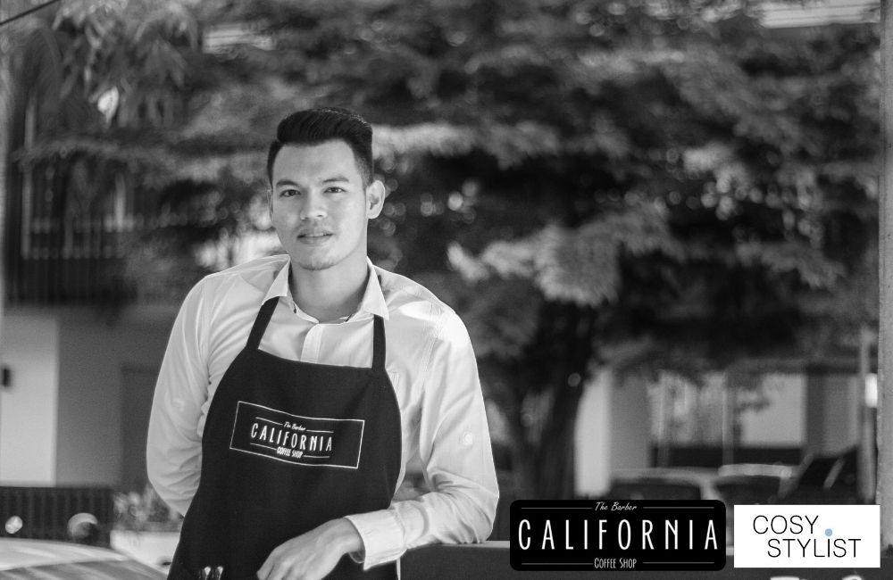 california barber & coffee shop at chiangmai