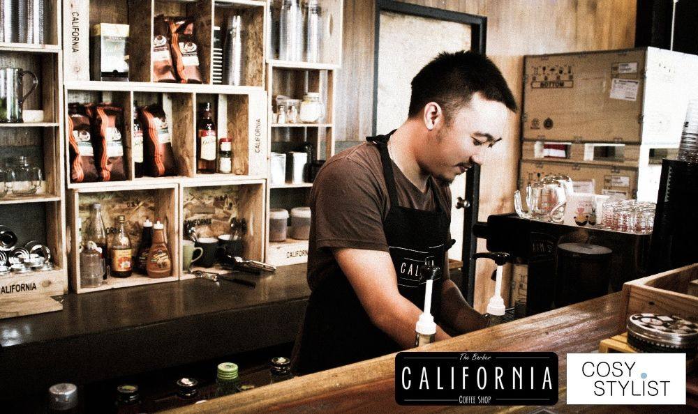 california barber & coffee shop at chiangmai