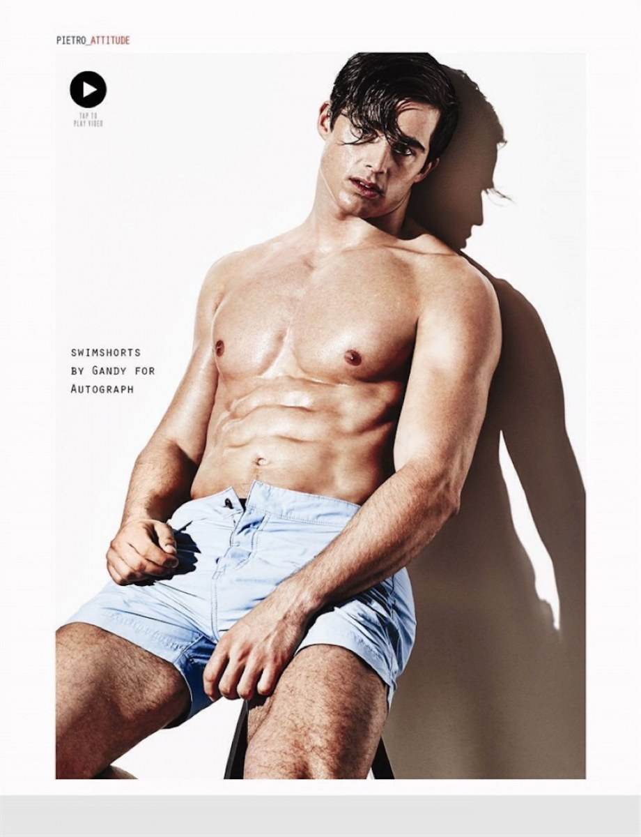 นายแบบ PIETRO BOSELLI แซ่บๆ On Attitude Cover!