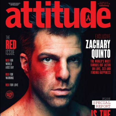 Zachary Quinto @ Attitude UK December 2015