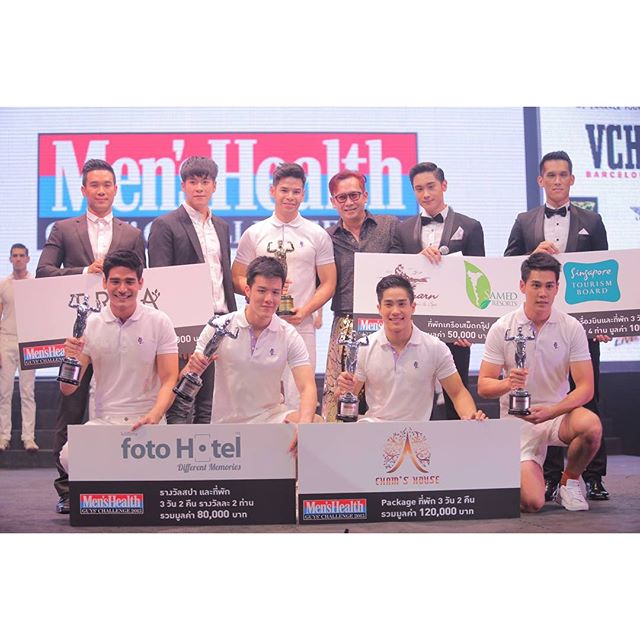 12นายแบบไทยสุดแซ่บ จากงาน Men's Health Guys' Challenge 2015