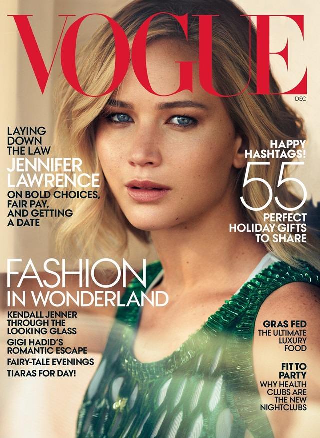 Jennifer Lawrence @ Vogue US December 2015