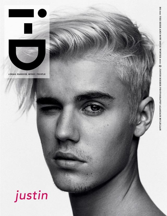 Justin Bieber @ i-D Magazine Winter 2015