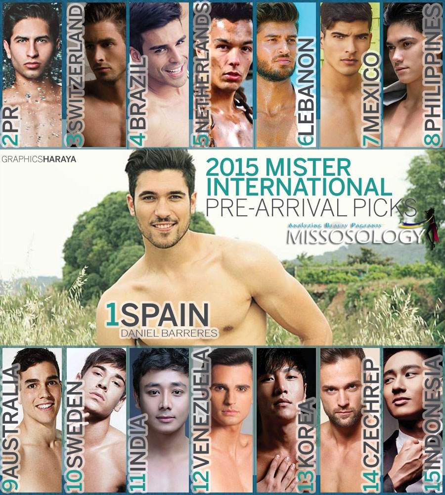 Mister Spain international 2015 Daniel Barreres