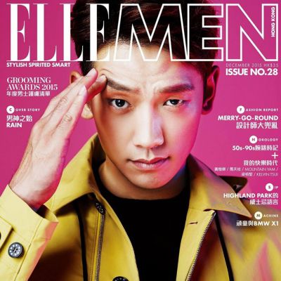 Rain @ Elle Men HK December 2015