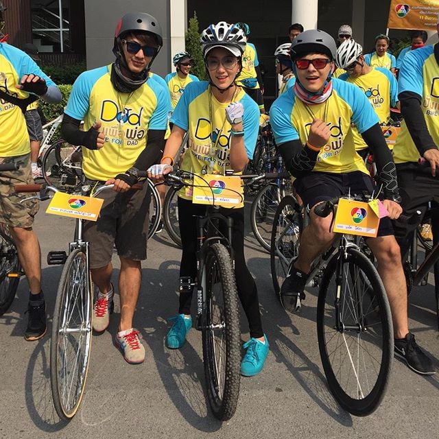 รวมภาพดารา ร่วม ปั่นเพื่อพ่อ Bike For Dad