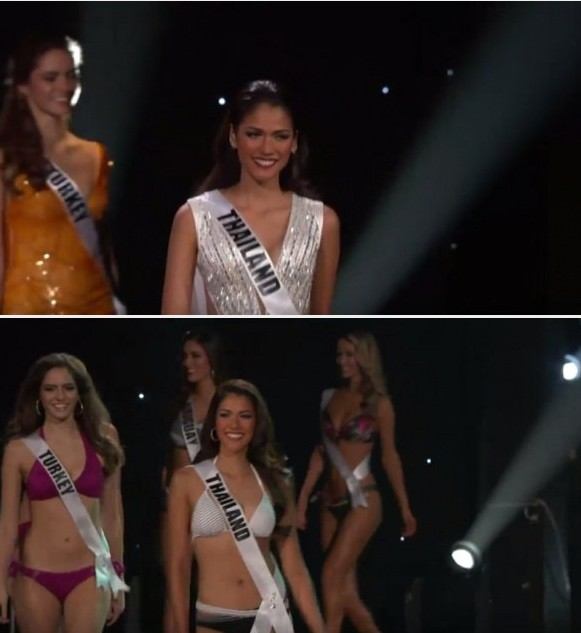 wow !!! Miss universe Thailand ติด 1 ใน 5 ในรอบ Prelim ที่ผ่านมา เย้!