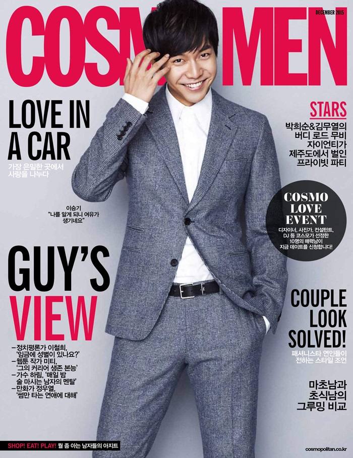 Lee Seung Gi @ Cosmo Men Korea December 2015