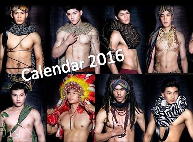 Sexy Men .. Calendar 2016 กับ ผู้ชาย 12 สไตส์