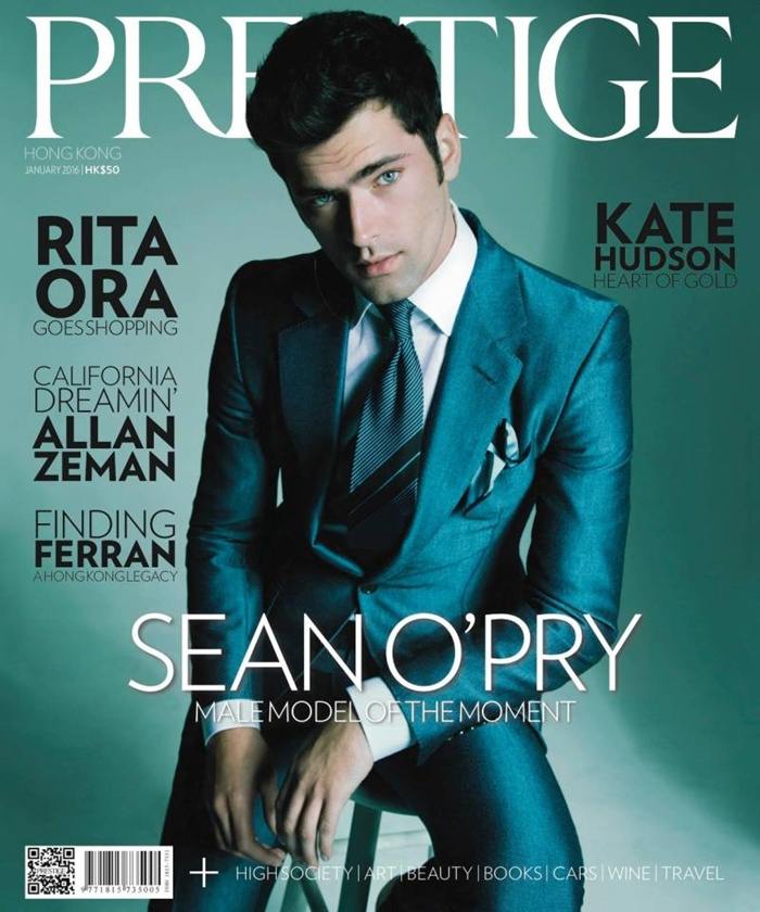 Sean O'Pry @ Prestige HK January 2016