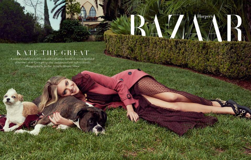 Kate Upton @ Harper's Bazaar Singapore January 2016