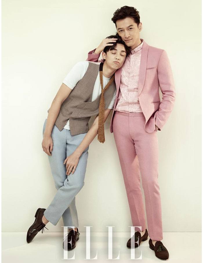 Hu Ge & Wu Lei @ Elle China February 2016