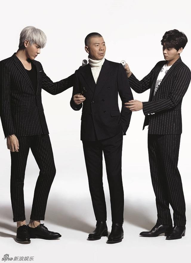 Li Yi Feng , Kris Wu & Feng Xiaogang @ Esquire China January 2016