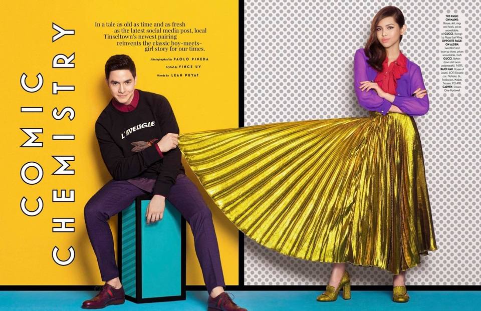 Alden Richards & Maine Mendoza @ Preview Magazine November 2015