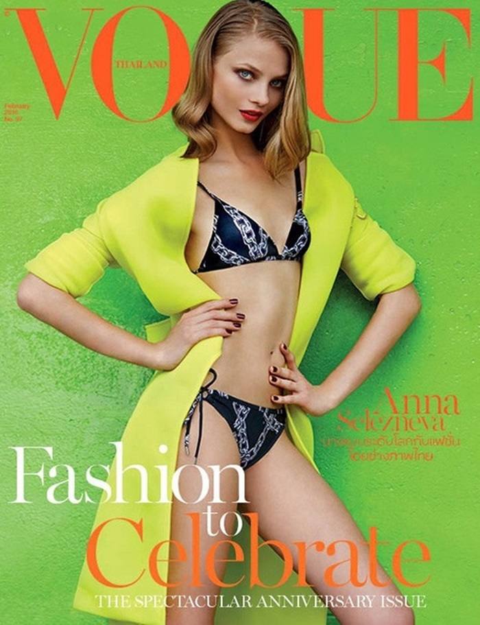 Anna Selezneva @ VOGUE THAILAND vol.4 no.37 February 2016