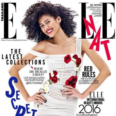 แนท อนิพรณ์ @ ELLE Thailand no.256 February 2016