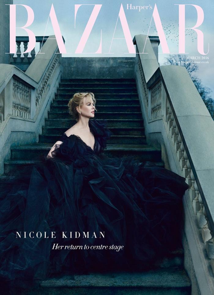 Nicole Kidman @ Harper's Bazaar UK March 2016