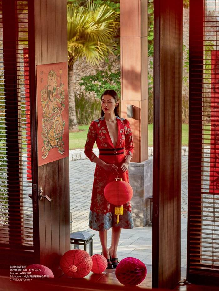 Liu Wen @ Elle China March 2016
