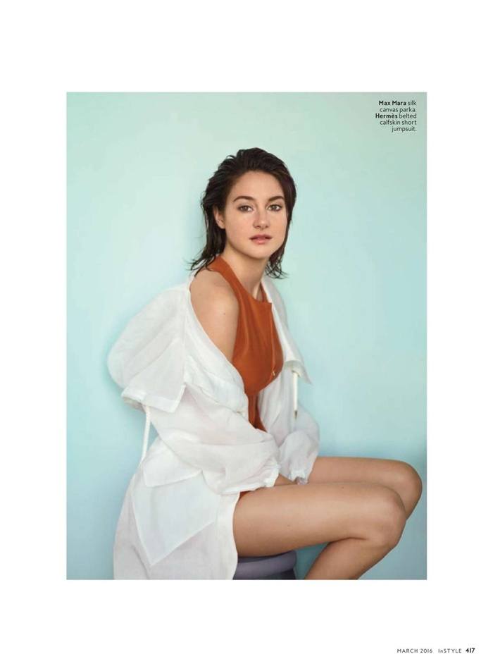 Shailene Woodley @ InStyle US March 2016