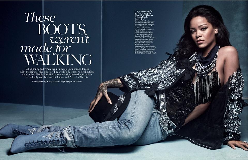 Rihanna @ Vogue UK April 2016