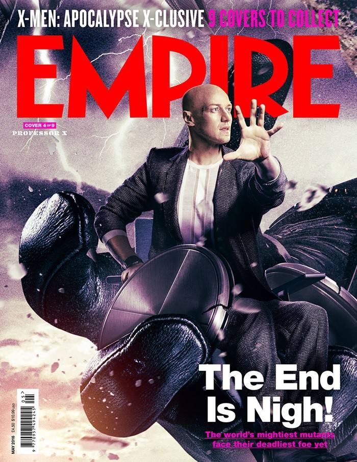 นิตยสาร Empire จัดเต็ม 9 ปก จากภาพยนตร์ฟอร์มยักษ์ X-Men:Apocalypse