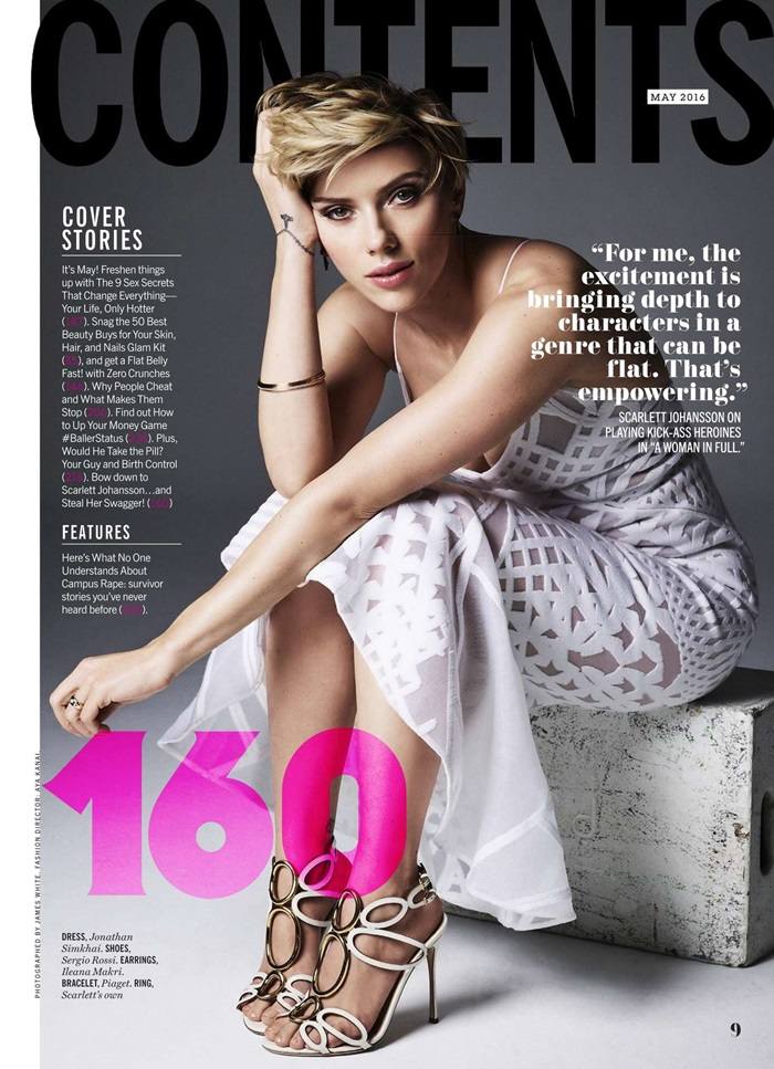 Scarlett Johansson @ Cosmopolitan US May 2016
