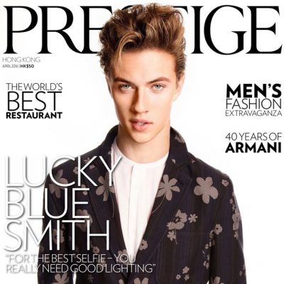 Lucky Blue Smith @ Prestige Hong Kong April 2016