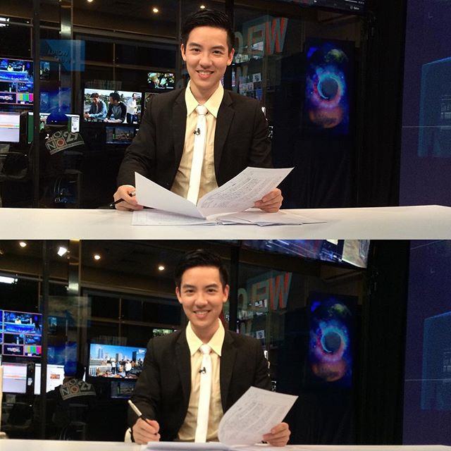 แบงค์ พบเอก นักข่าวหล่อระดับ 9.8 ริกเตอร์ !!