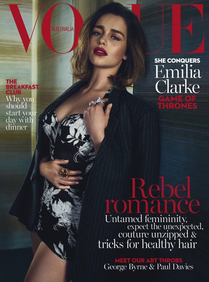 Emilia Clarke @ Vogue Australia May 2016
